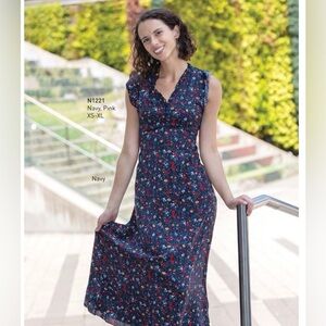 EN/KAY by Navleen - Floral Sleeveless Dress